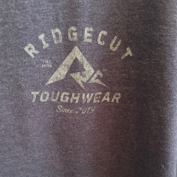 Men's Short Sleeve Tee with Fish Graphic - Dark Blue - Picture 3 of 4